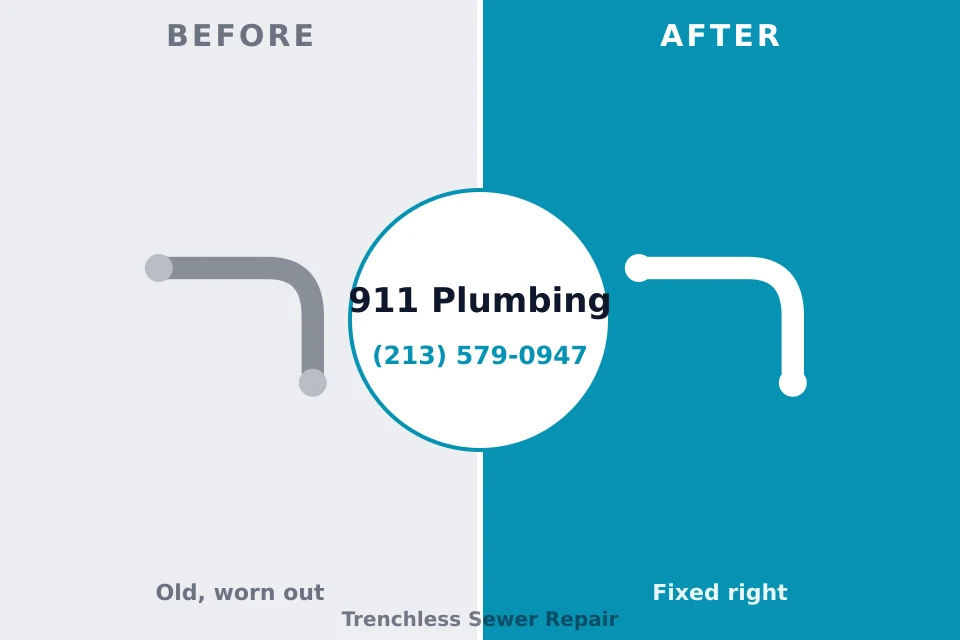 Before and after: plumbing company Pine Lawn, MO